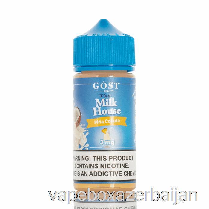 E-Juice Vape Pina Colada - The Milk House - GOST Vapor - 100mL 0mg